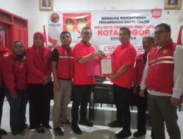 Hari Pertama Pendaftaran Cakada PDI Perjuangan Kota Bogor, Hingga 20 April BP Pemilu Siap Layani Bacawalkot Internal dan Eksternal  Internal            