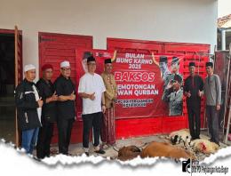 Idul Adha, PDI Perjuangan Kota Bogor Bagikan Ratusan Kantung Daging Sapi dan Kambing